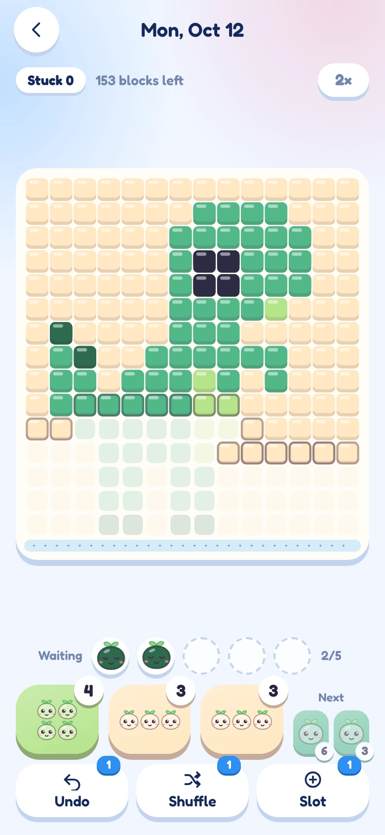 Munchpix: mid-puzzle